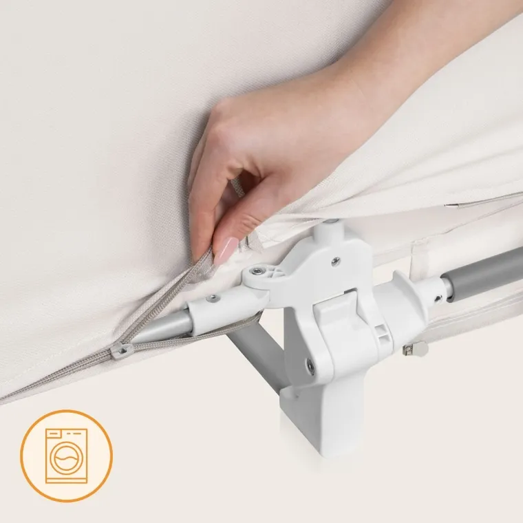 Lionelo, Lora, bariera de siguranta pentru patut, Beige Sand