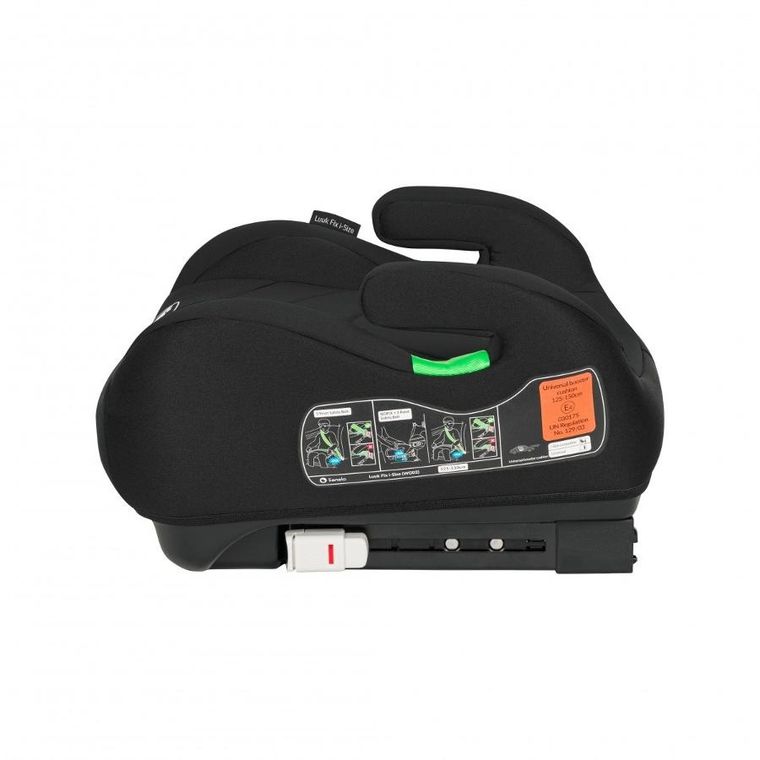 Lionelo, Luuk Fix, I-size, scaun auto, 125-150 cm, Black Carbon