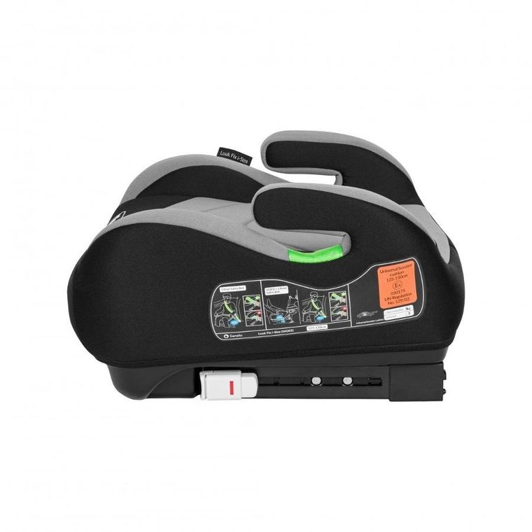 Lionelo, Luuk Fix, I-size, scaun auto, 125-150 cm, Grey Stone