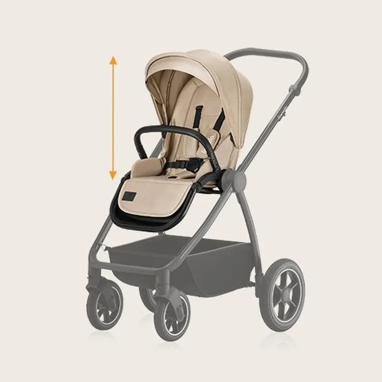 Lionelo, Meril, carucior multifunctional 3in1, Beige Sand
