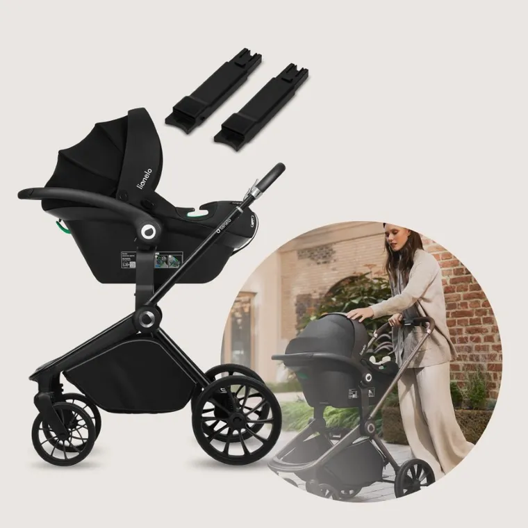 Lionelo, Mika Plus, carucior multifunctional, 3in1, Grey Stone