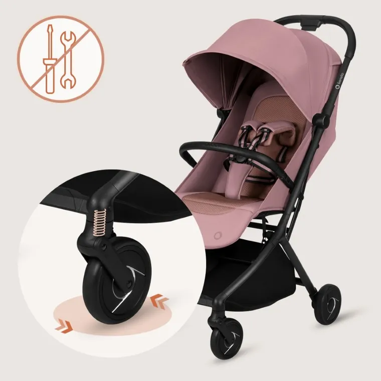 Lionelo, Sia, carucior sport, Pink Rose