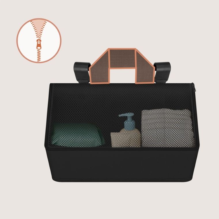 Lionelo, Sidepocket, organizator pentru patut, mediu, Black