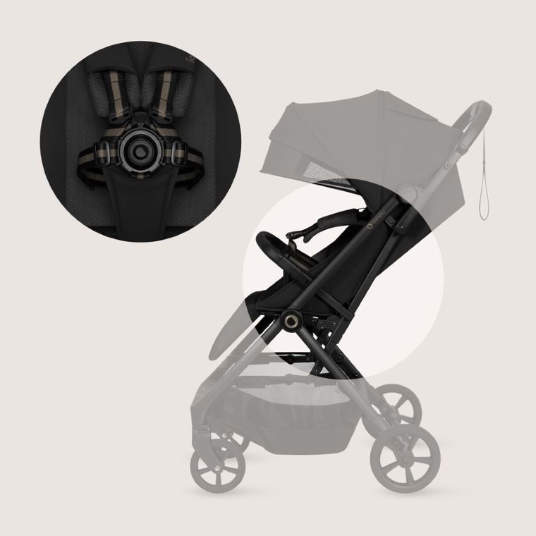 Lionelo, Tansi, carucior sport, Black Onyx