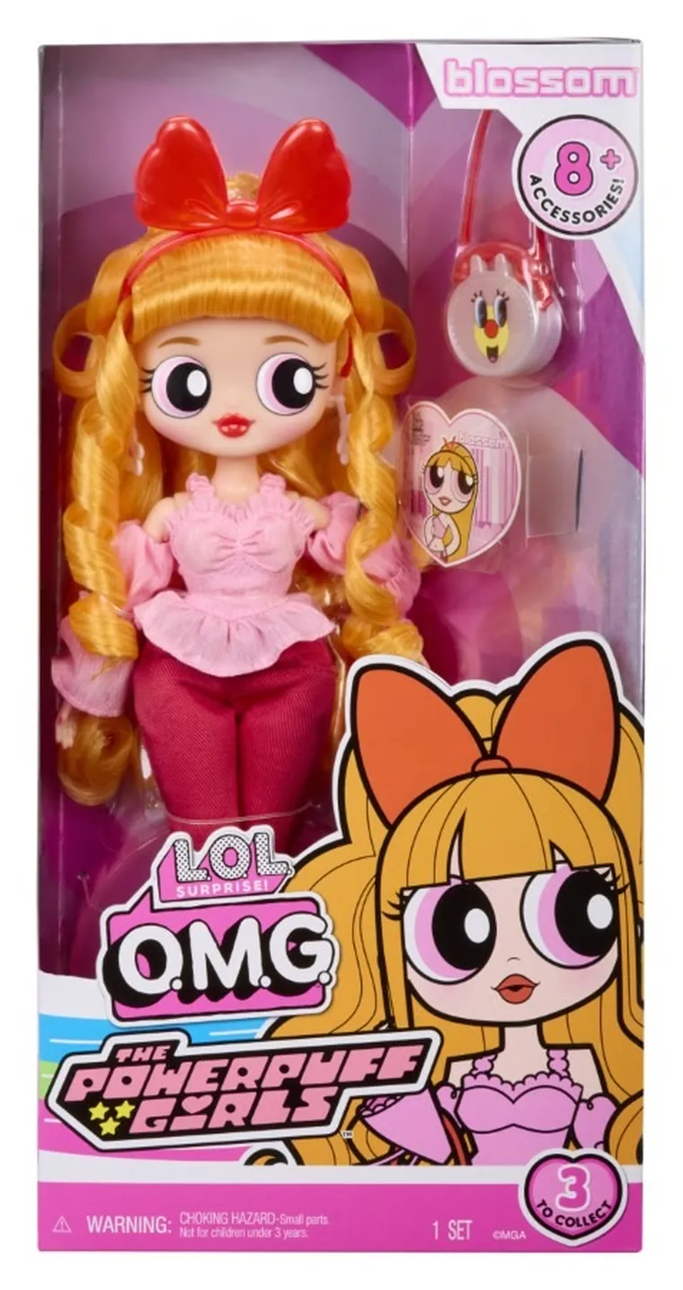 L.O.L. Surprise, O.M.G. Powerpuff Girls Doll, Blossom, papusa fashion