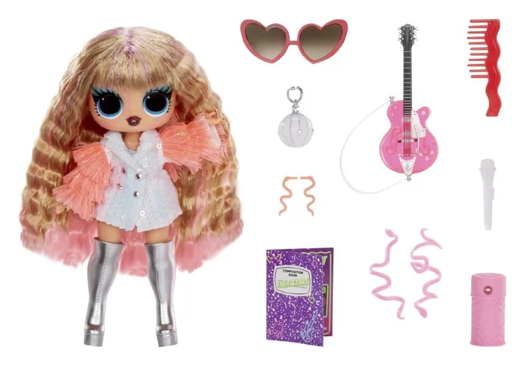 L.O.L. Surprise, Tweens Neon Pop Stars, Thea Stars, papusa fashion cu accesorii