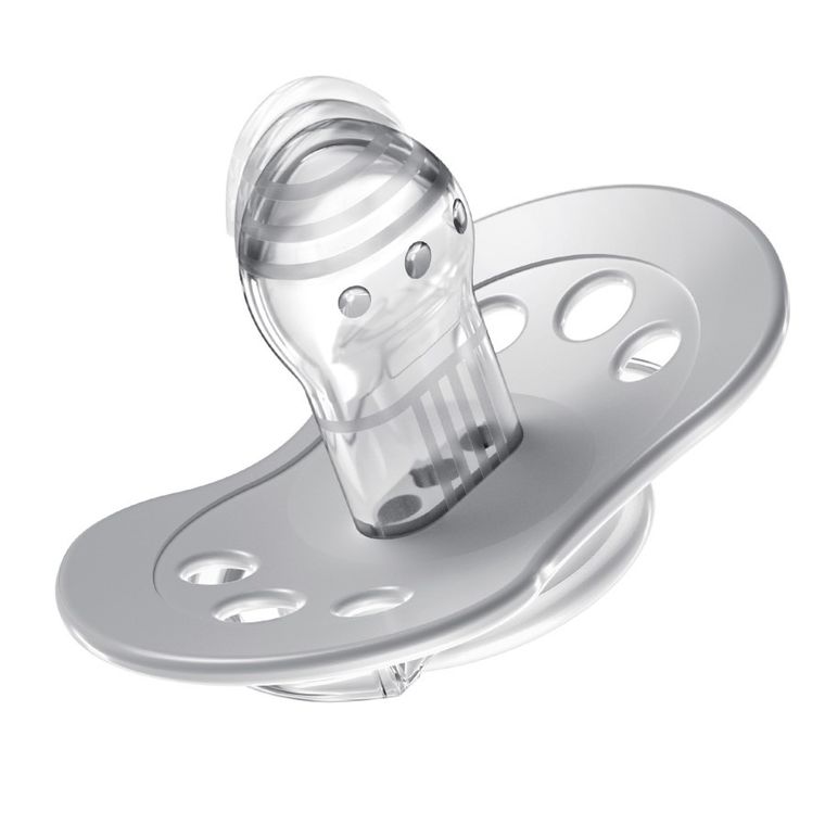 Lovi, Botanic Boy, suzeta dinamica din silicon, 0-3 luni, 2 buc.