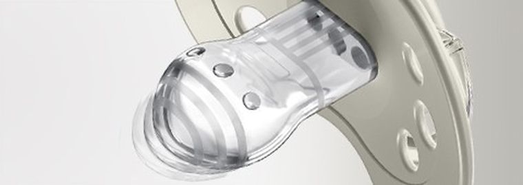 Lovi, Buddy Bear, suzeta dinamica din silicon, 6-18 luni, 2 buc.