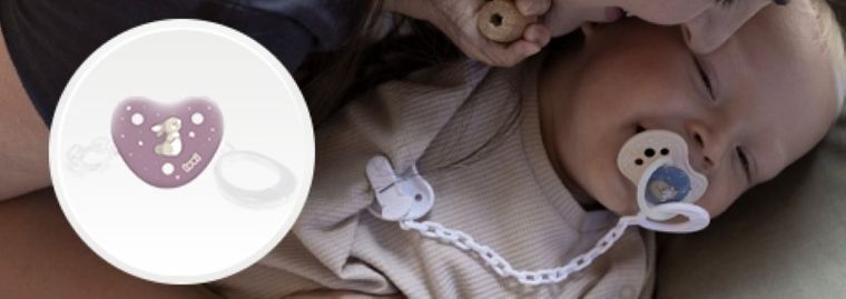 Lovi, Night&Day, lant pentru suzeta, roz