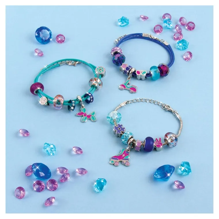 Make it Real, set de creat bijuterii, Halo Charms True Blue