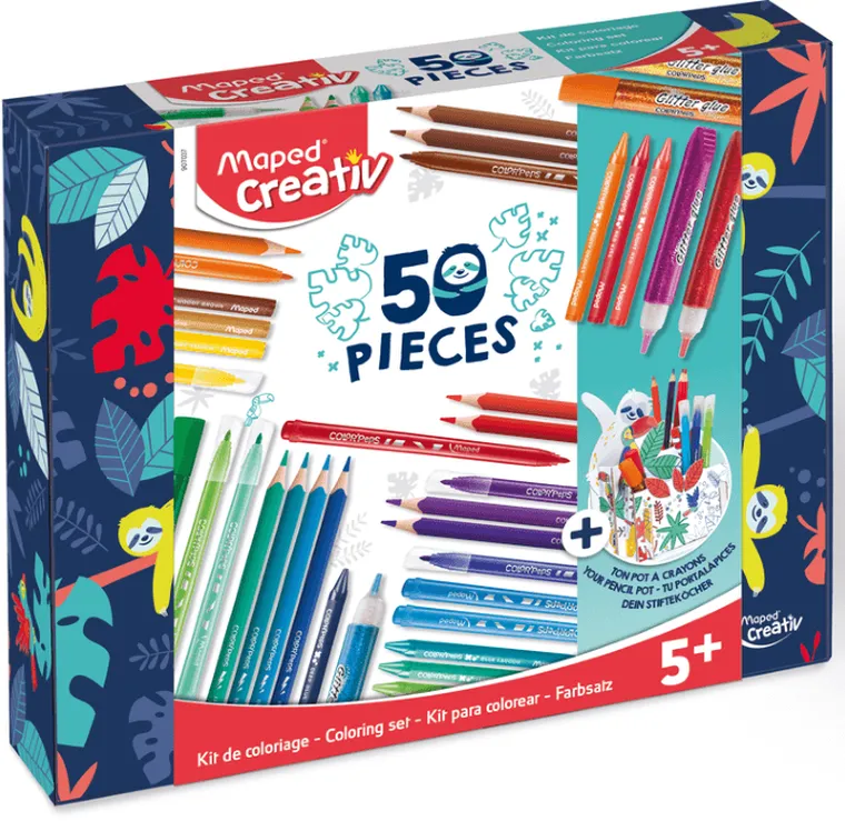 Maped Creativ, set artistic, 50 elemente