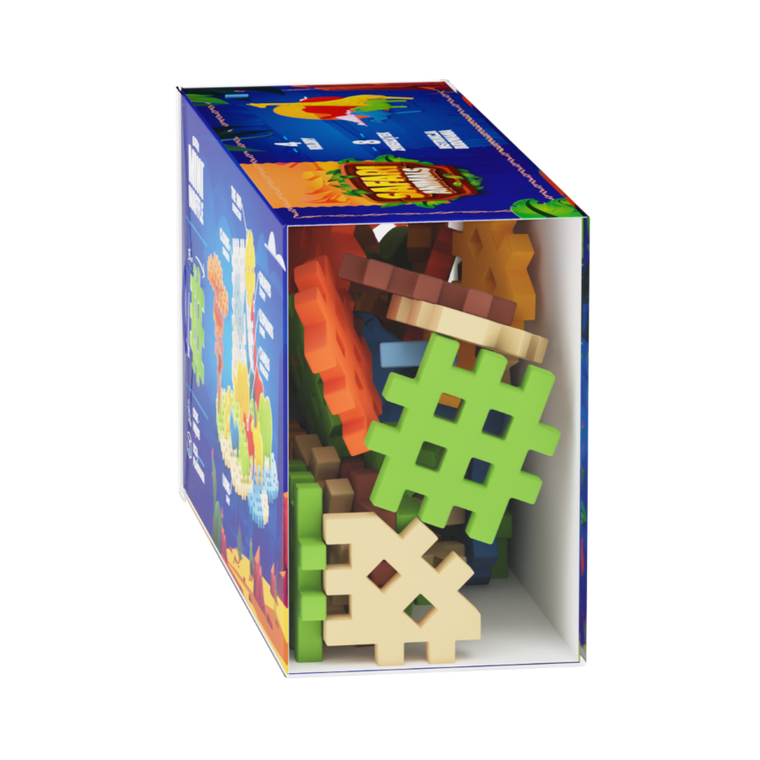 Marioinex, Mini Waffle, Animals Safari, set de constructie, 50 piese