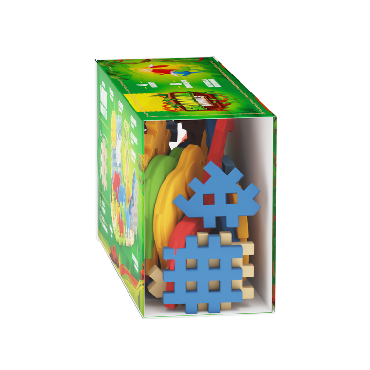 Marioinex, Mini Waffle, Animals Savanna, set de constructie, 50 piese