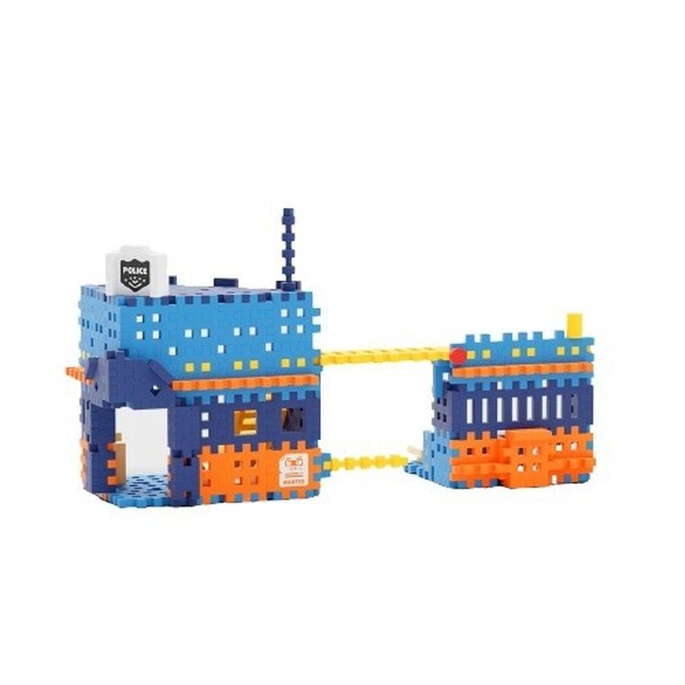 Marioinex, Mini Waffle, City, Postul de politie, set de constructie, 280 piese