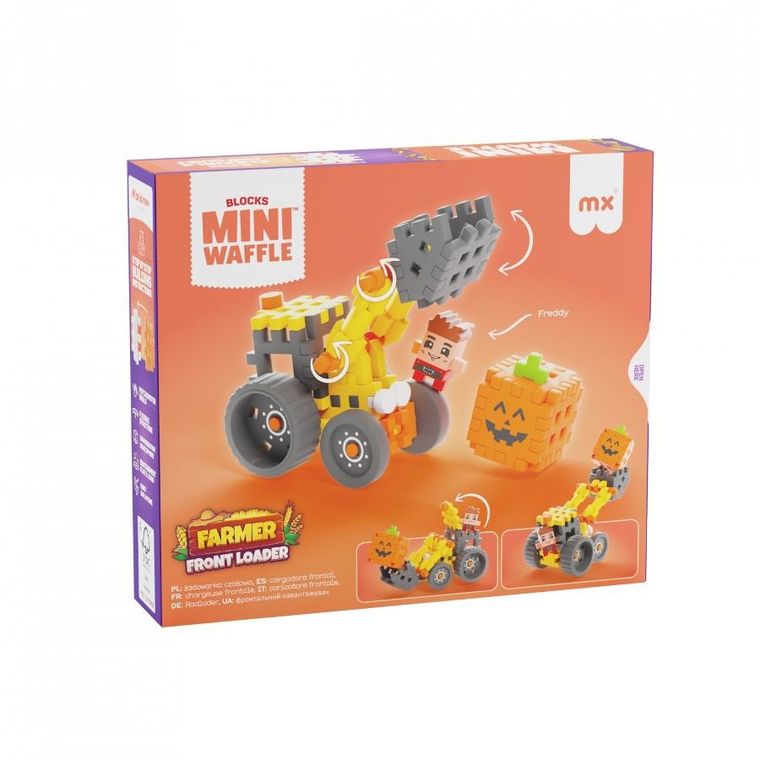 Marioinex, Mini Waffle, Fermier, set de constructie, 50 piese
