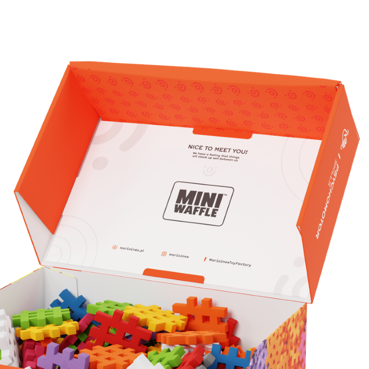 Marioinex, Mini Waffle, set de constructie, 300 piese