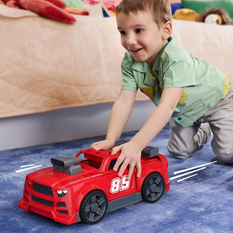 MEGA Bloks, Build & Go Race Car, set de blocuri, 26 piese