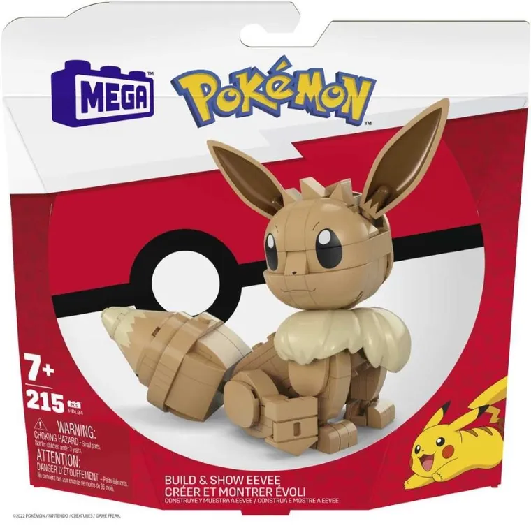 MEGA Pokemon, Evee de construit, piese 215 elemente