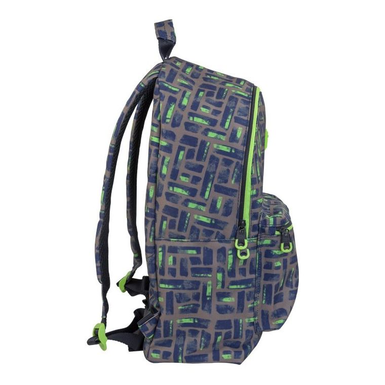 Milan, Maze, rucsac pentru scoala, maro-verde