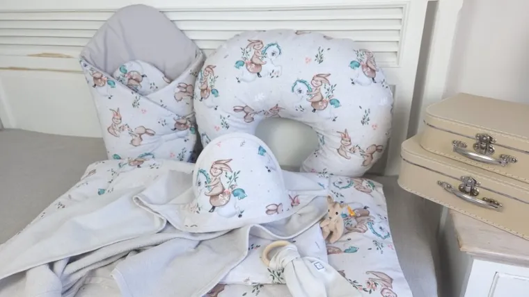 MimiNu, Caruselul, halat de baie, termofrotte, bej, 100-100 cm