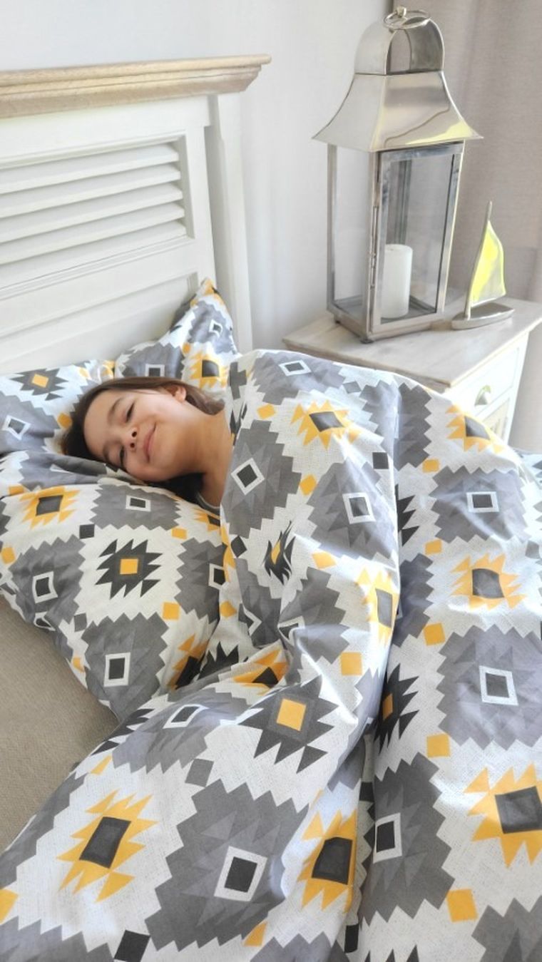 MimiNu, Loft, set lenjerie de pat single, 140-200 + 70-80 cm