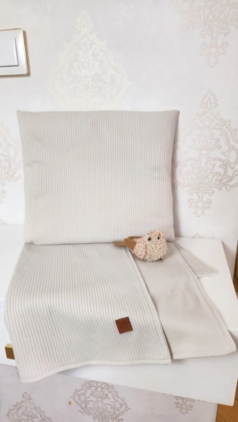 MimiNu, Soft, patura, bej, 75-100 cm, 0-6 ani