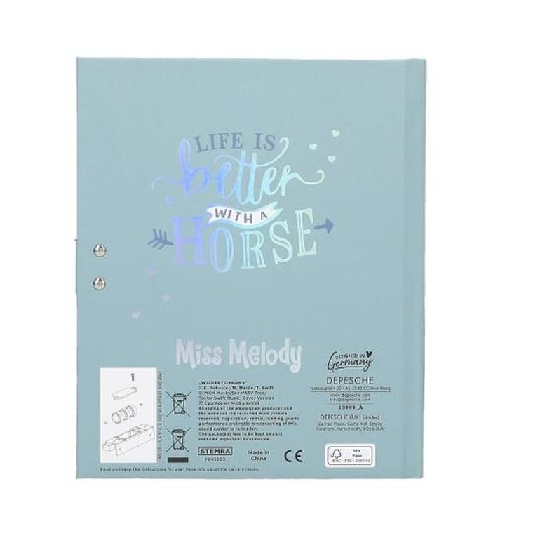 Miss Melody, jurnal cu cod, cu sunet