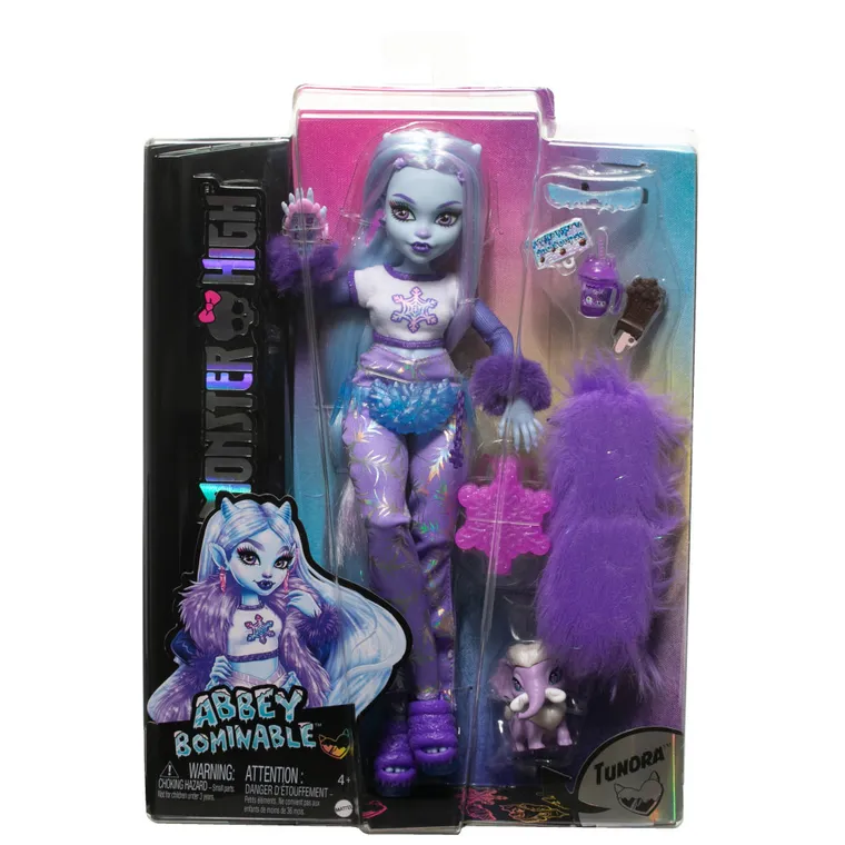 Monster High, Abbey Bominable, papusa cu accesorii