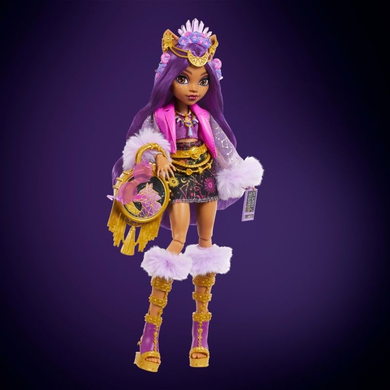 Monster High, Monster Fest, papusa Clawdeen Wolf cu accesorii