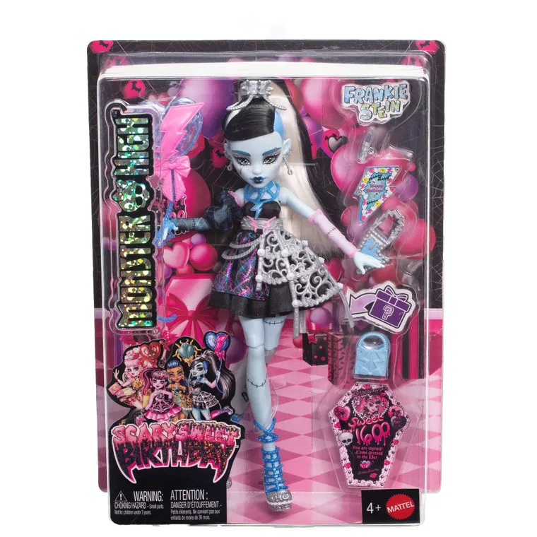 Monster High, Scary Sweet Birthday, Frankie Stein, papusa cu accesorii