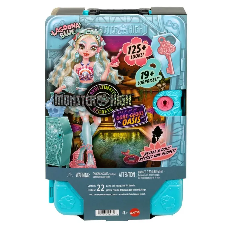 Monster High, Skulltimate Secrets, Lagoona Blue, papusa si accesorii