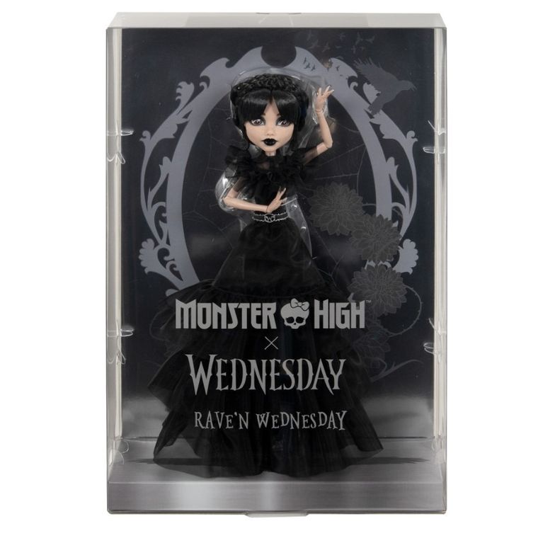 Monster High x Wednesday, Rave'N Wednesday, papusa de colectie