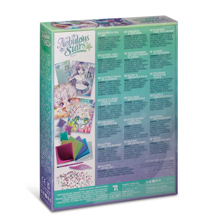 Nebulous Stars, Marinia, album pentru scrapbooking cu folie si sclipici