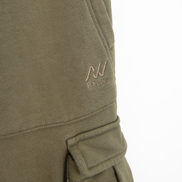 Pantaloni de trening kaki cargo regular NOWEAR
