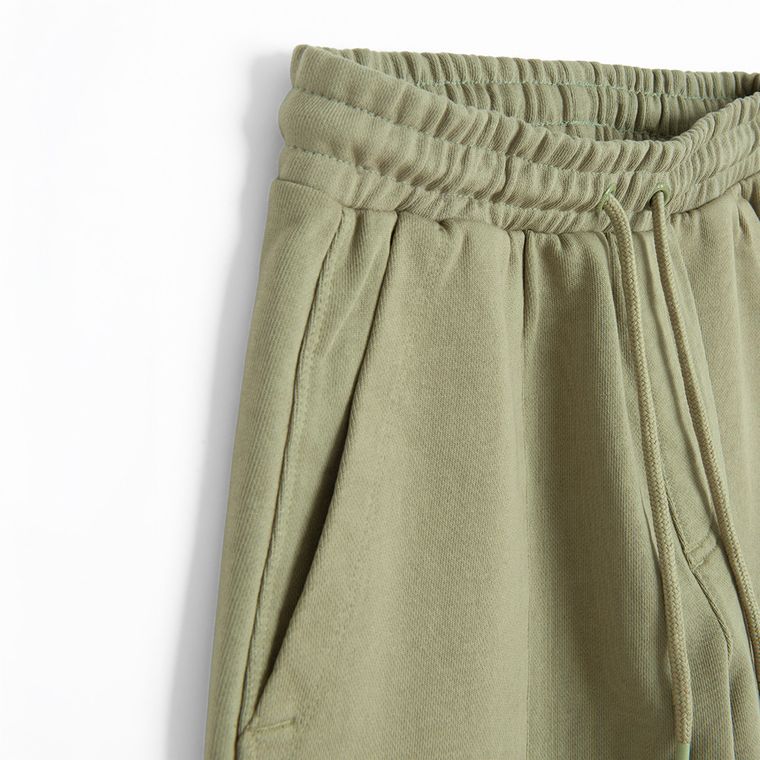 Pantaloni scurti cu buzunare din bumbac pieptanat NOWEAR