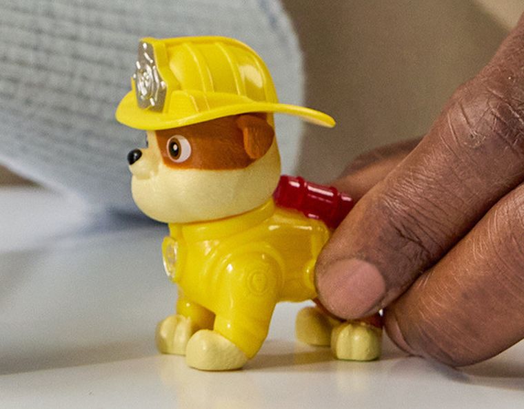 Paw Patrol, Fire Rescue, Rubble, masina cu figurina