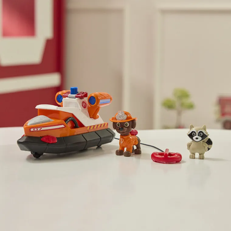 Paw Patrol, Fire Rescue, Zuma, masina cu figurina