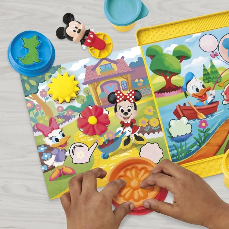 Play-Doh, Disney Jr, Mickey Mouse & Minnie Mouse, Shape a Story, set creativ
