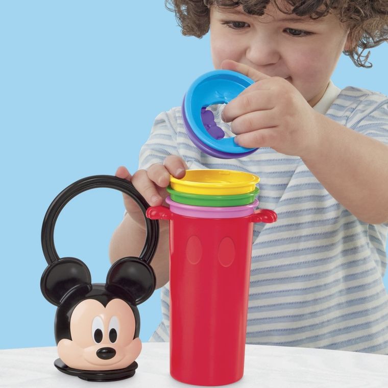 Play-Doh, Disney Jr, Mickey Mouse, Happy Stackable Empil' Formes, set creativ