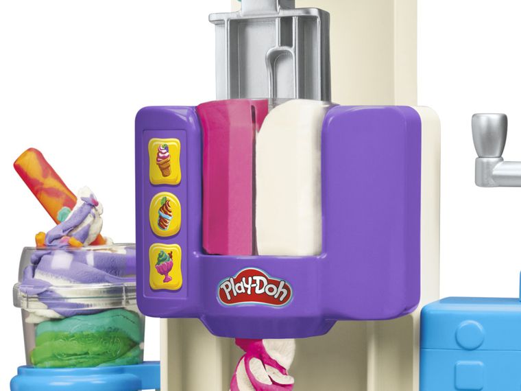 Play-Doh, Rainbow Swirl Ice Cream, set creativ de joaca