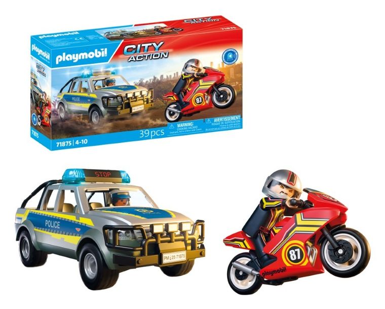Playmobil, Action Heroes, Politia Pick-Up Chase, 71875