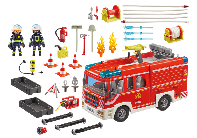 Playmobil, City Action, Masina de pompieri cu furtun, 9464