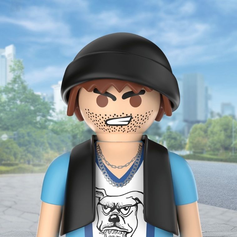 Playmobil, City Action, Urmarire cu motocicleta, 72079