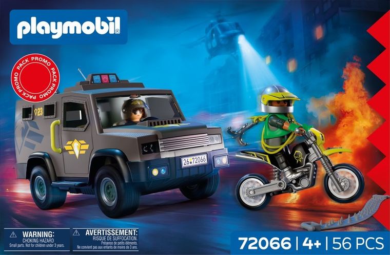 Playmobil, City Action, Vehicul tactic SWAT, 72066