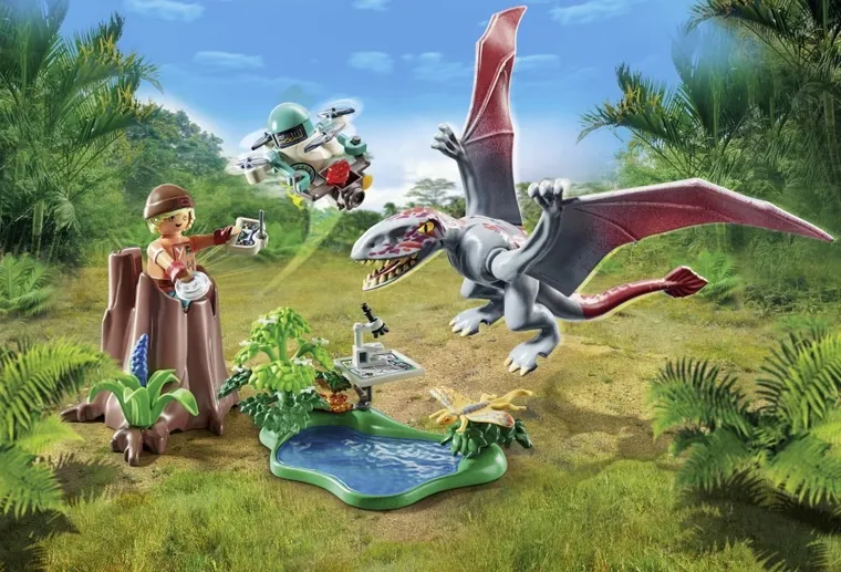 Playmobil, Dinos, Statie de cercetare pentru dinozaurii Dimorphodon, 71525