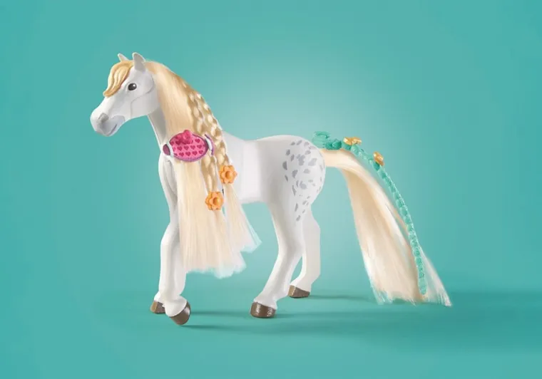 Playmobil, Horses of Waterfall, Isabella si Lioness cu spalatorie de cai, 71354
