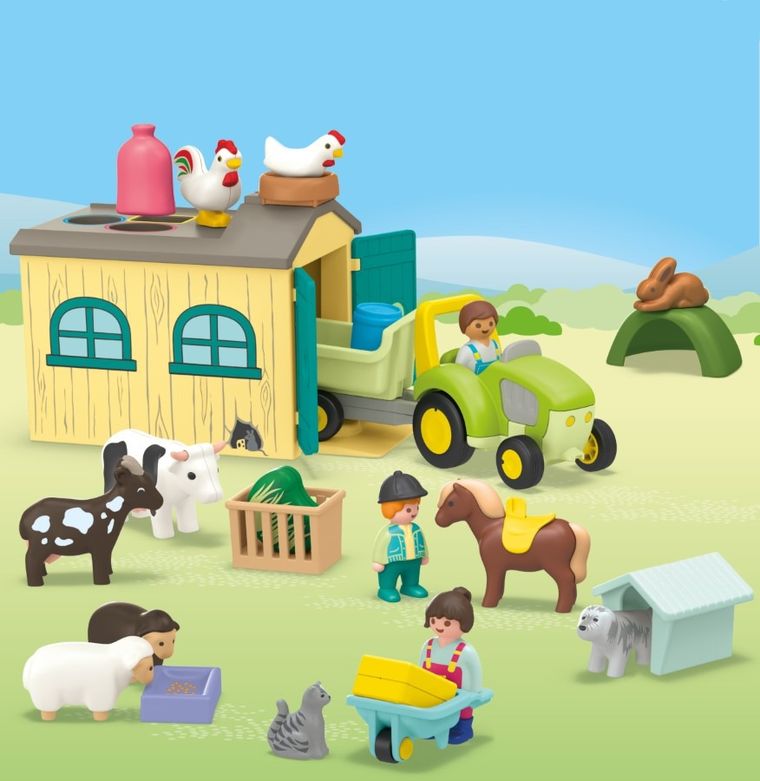 Playmobil, Junior, Aventura de la ferma, 71656