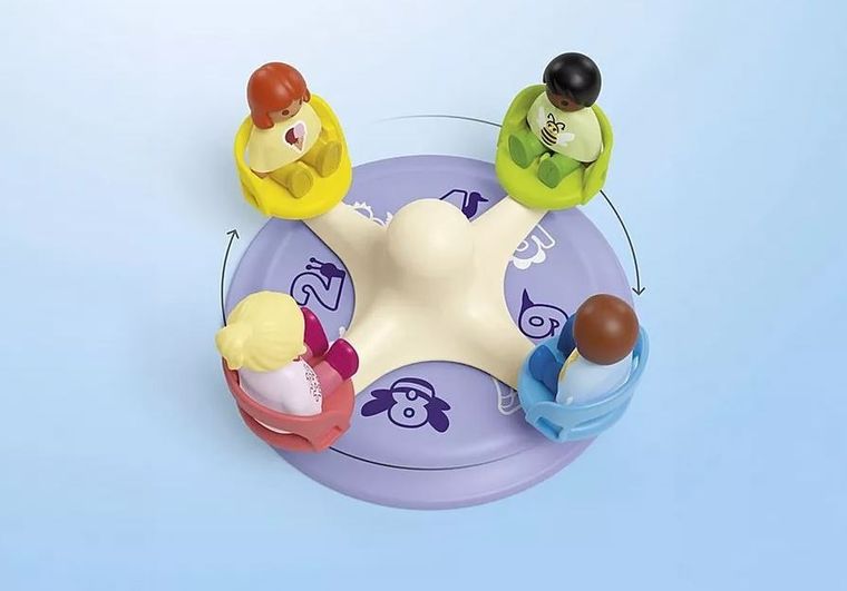 Playmobil, Junior, Carusel cu cifre, 71701
