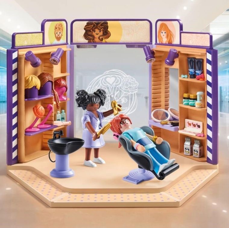 Playmobil, My Life, Barbershop si salon de coafura, 71535