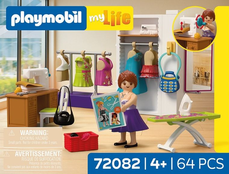 Playmobil, My Life, Designer de moda creativ, 72082